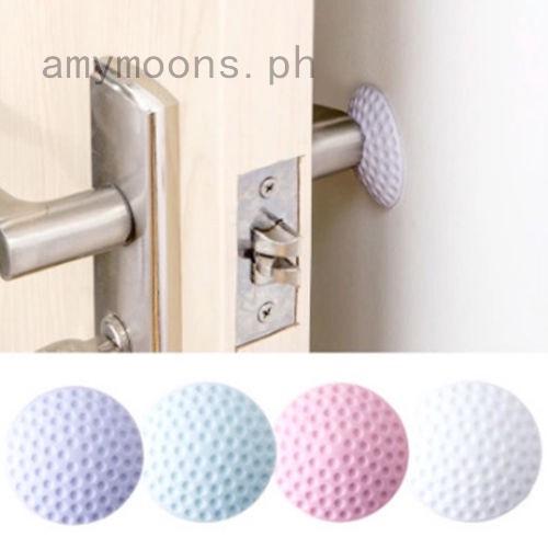Rubber Wall Protector Pad Self Adhesive DoorKnob Handle Bumper Stopper Hotsale