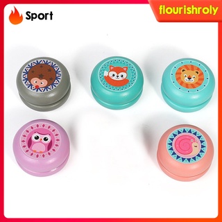 【Ready Stock】♘✕[HOT！] Wooden Mini Yo Yos Toys Animal Pattern Cute Yoyo Ball Thread Control for Kids