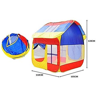Portable Pop Up Kids Play House Tent Indoor Outdoor Playhouse 110*103*120 cm BM