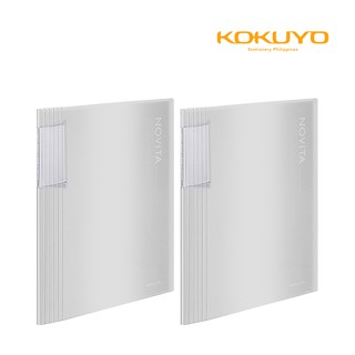 Kokuyo Novita Display Clear Book File, A4-S, 20 Pockets, Transparent (Bundle of 2) RA-N20T