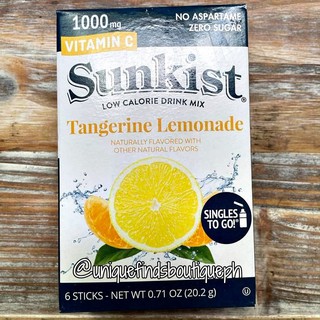 Sunkist & Country Time Zero Sugar Drink Mix | Tangerine Lemonade | sugar free juice | Keto low carb