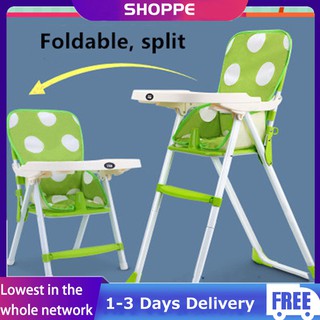 【Ready Stock】✼☬Multi Function Baby High Chair Foldable Kids Tables and Chairs Adjustable Chair Feedi