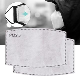 4 Layers Activated Carbon Filter Efficient Filtration PM2.5 Anti Haze Mask Pad Replaceable Filter