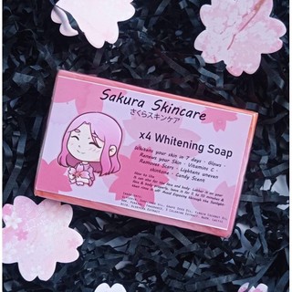 Kiki Sakura Skincare x4 Whitening Soap 135g Beauty And Care (1)