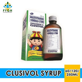 Children's Clusivol Multivitamins for Kids 60/120/250mL Syrup