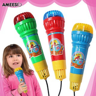 Kids Echo Microphone Mic Voice Changer Toy Birthday Song Toy