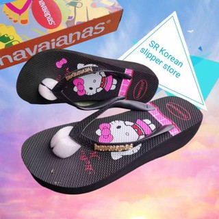 sandal for women✱❇¤havaianas High heel girl fashion slippers 【Height 2 inch】#188#