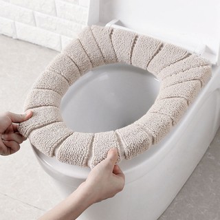 Bathroom Toilet Seat Cushion Closestool Washable Soft Cover Daily Necessities Acrylic Skin-friendl (8)