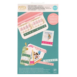 Ready Stock/❂Lowercase Punch Word Punch Board We R Memory Keepers