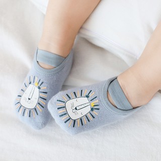 2021 Infant Baby Ankle Socks Toddler Anti-slip Floor Sock Cotton Lovely Cartoon Animals Pattern Elastic Sokken Kids -3Years