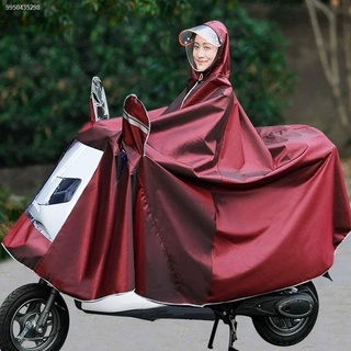 ▦Paradise goose raincoat electric bike motorcycle cover foot poncho battery car double single adult