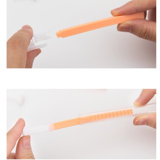 Pastel color series pen-push type Pencil Eraser (7)