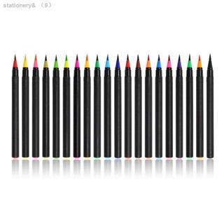 ❂►20 color Watercolor Brush Pen brush set marker brushpens