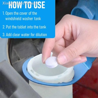 △❄☒Car Window Cleaner Windshield Cleaning Effervescent Solid Tablet Mirror Glass Washer Multifunctio (1)