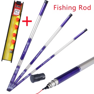 Fishing rod 2.7m-6.3m 7-10 sections telescopic fishing rod portable fishing rod for happy fishing