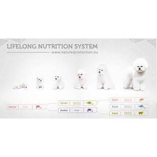 ♛NATURES PROTECTION Superior Care White Dog