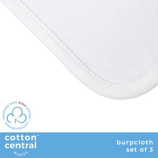 Swimwear☜✺Cotton Central - 3 Pcs Burpcloth Burp Pad Lampin Newborn Infant 100% Usa Baby Stuff Cloth (1)