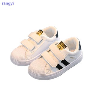 Children s board shoes 2021 new spring and autumn boys shoes baby single shoes casual girls sports shoes kindergarten white shoes