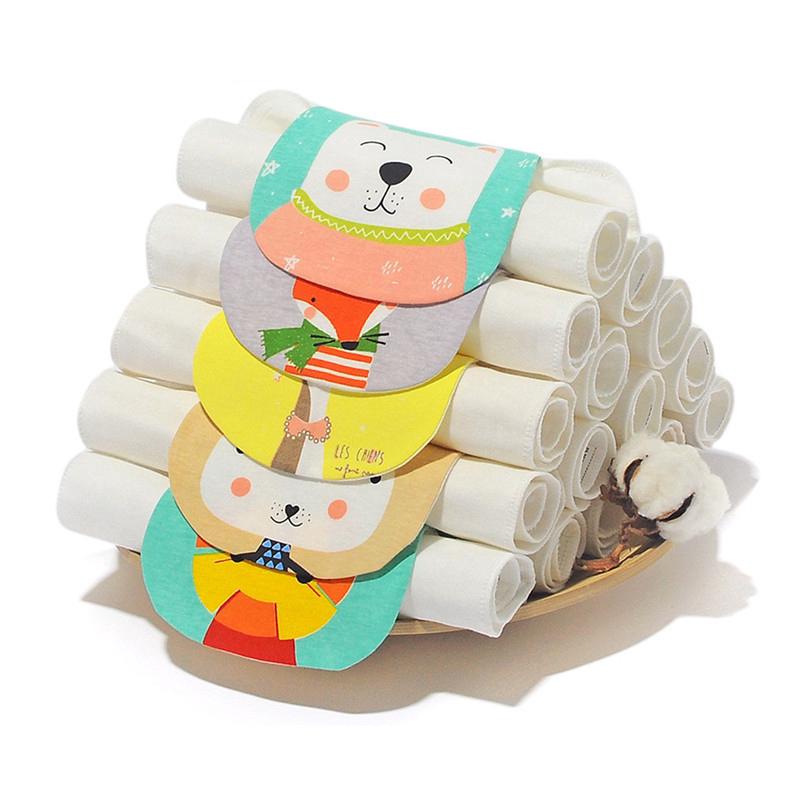Soft Baby Towels Infant Cotton Absorbent Towels Cartoon Pattern Pad Towel