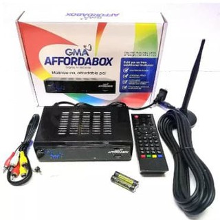 GMA Affordabox Digital TV Receiver TV Box Affordable Brand New 4.8