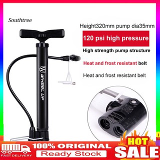 【COD】Portable 120 Psi High Pressure Bicycle Bike Motorcycle Air Pump Family Inflator