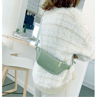 Korean Fashion belt bag chain portable shoulder chest bag (9)