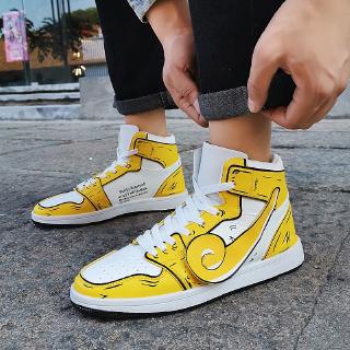 Women Casual Sports Shoes Anime Pokemon Pikachu Squirtle Skateboard Shoes Ruinning High-Top Sneakers (8)