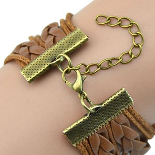 Kiel 6-12Charm Love 8-Shape PU Leather Faux Wrist Watch Bracelet (7)
