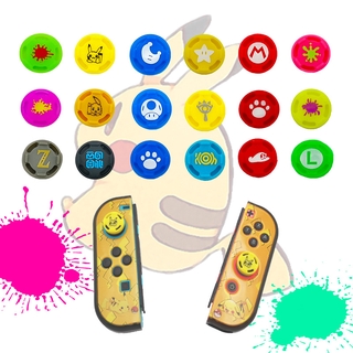 Switch Rocker Caps 1 Pair (2 pcs) Games Theme Colorful Design for Nintendo Switch Ready Stock Analog Caps Hot Sale Thumb Grips