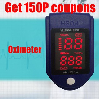 [Ready Stock] Finger Pulse Oximeter Blood Oxygen Saturation Blood Oxygen Monitor health monitors