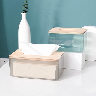 Nordic minimalist creative tissue box household living room pumping box tissue paper restaurant napkin storage box ☛DreamH (1)