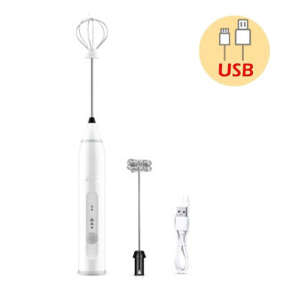 Portable Multifunctional Milk Frother Electric Egg Beater Usb Rechargeable Bubbler Milk Coffee Foam Stirrer (8)