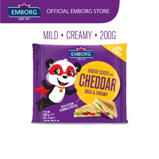 Emborg Cheese Slices With Cheddar 200G