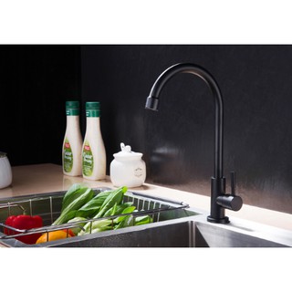 B-NEST faucet black kitchen faucet single cold stainless steel 304 (6)