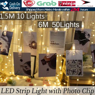 LED Card Picture Clip Light String To Hang Photos For Home