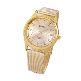 Set & Couple Watches✗◊☎[JAY.CO] CASIO stainless steel Gold couple watch gift #CA16CPCHP