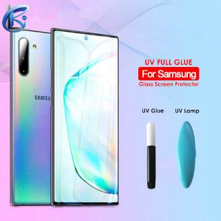 5D Curved UV Full Glue shockproof Tempered Glass For Samsung S20 Plus S21 Note 20 Ultra S8 S9 S10 5G Note 8 9 10 Plus Galss
