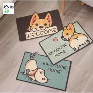 Welcome Door Mat Cute Animal Design Door Rug Mat