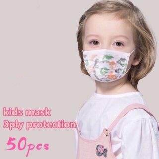 COD Nonwoven Meltblown Face Mask Protection for Kids - 3 Ply Hello Kitty Mickey Panda Whale Bunny