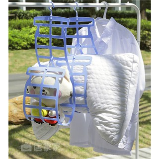 D501 Adjustable Rotating Laundry Hanger Pillow Hanger Toys Drying Rack Bag Hanger Rack Pillow Hook