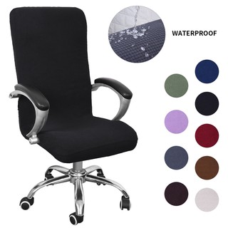 Swivel Chair Cover Stretchable Removable Computer office chair cover Washable Rotating Lift S/M/L Wonderfaishion.ph (1)