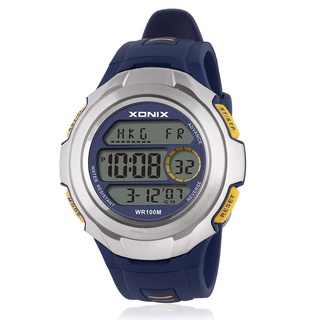 StopwatchesFashion Waterproof Men's Boy LCD Digital Stopwatch Date Rubber Sport Watch Luminous wrist
