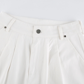 Weania High Waist Pocket Soild Color Casual Trouser Fanshion Boyfriend Pant (6)