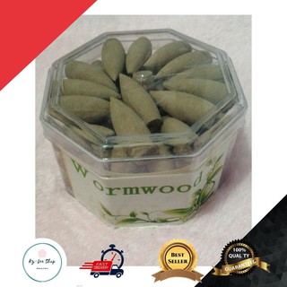 70 pcs 100% Natural Wormwood Scent Backflow Incense Aromatic Fragrant Cones Indoor Air Purification (2)