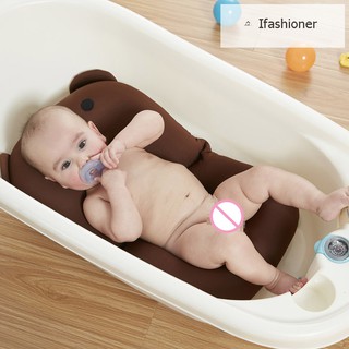 Cartoon Baby Bath Mat Soft Non-slip Bathing Cushion Bathtub Shower Bed for Toddlers Infant (4)