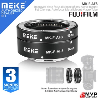 MEIKE MK-F-AF3 AF3A Autofocus AF Macro Extension Tube 10mm 16mm for Fujifilm X-mount APSC MVP CAMERA