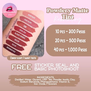 Powdery matte tint (Rebranding)