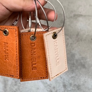 ✸☃●Personalized Leather bag tag, Leather luggage tag, Travel gift