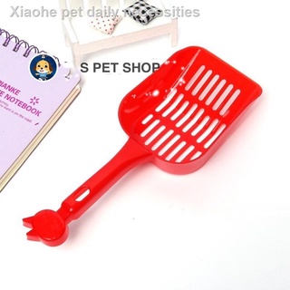 ✘◎♨Cat Dog Plastic litter tray scoop spoon random color waste poop shov (1)