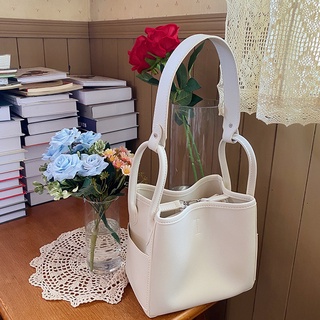 Korean new bag bucket bag mother bag with pouch handbag large capacity shoulder bag (7)
